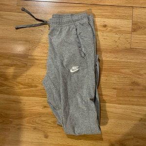 Grey Nike joggers